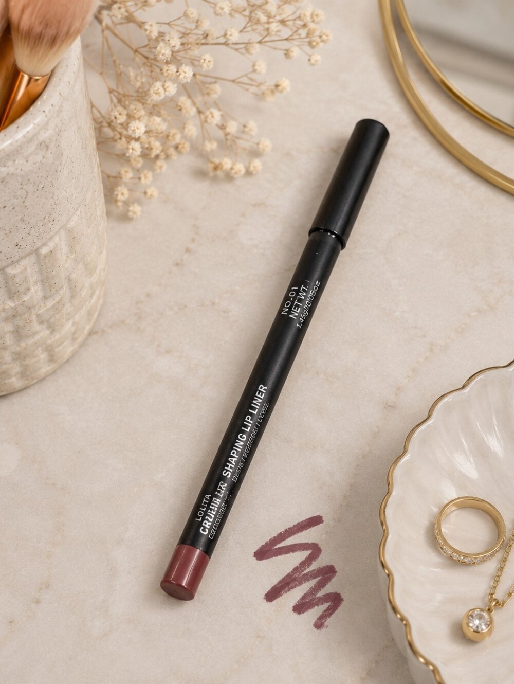 Pudaier LOLITA Shaping Lip Liner No. 01 Long Lasting Matte Lip Pencil New Sealed